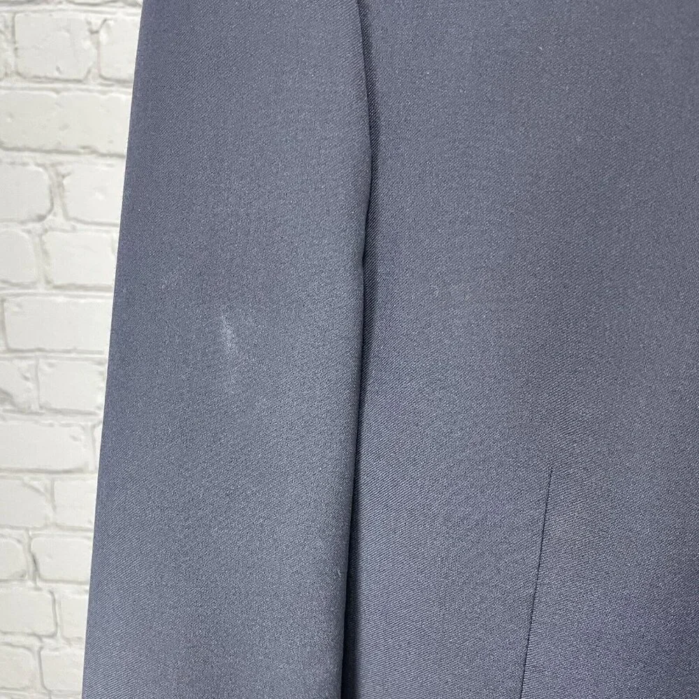 Jos A Bank Dark Navy Blue Gordon Wool 2 Button Vented Notch Suit Blazer Size 44R